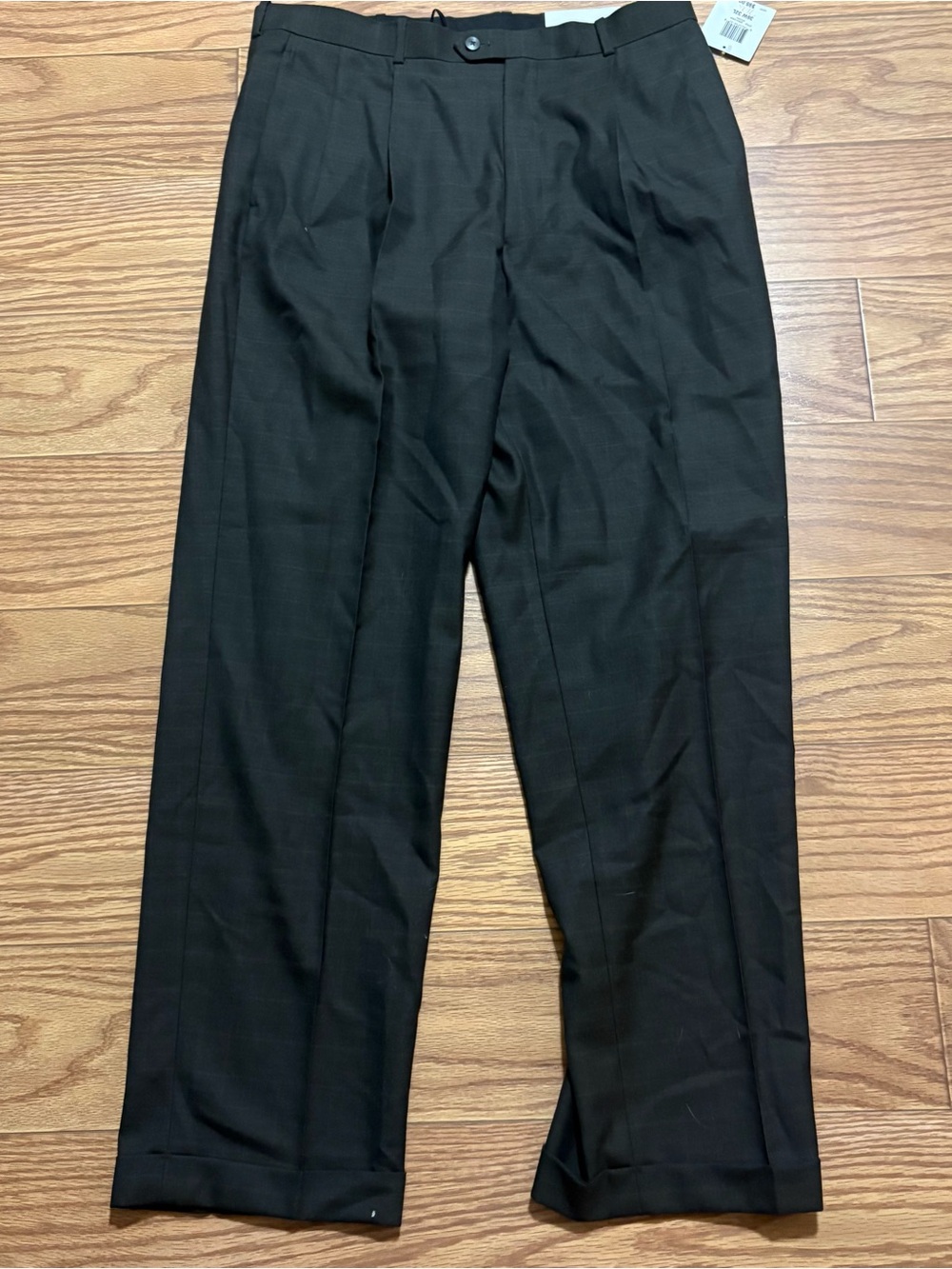 NEW Vintage Alfani 100% Wool Dress Pants Trousers Men’s 36 x 32
